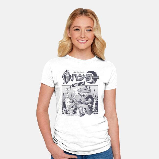 Hunter's Dream-Womens-Fitted-Tee-ilustrata