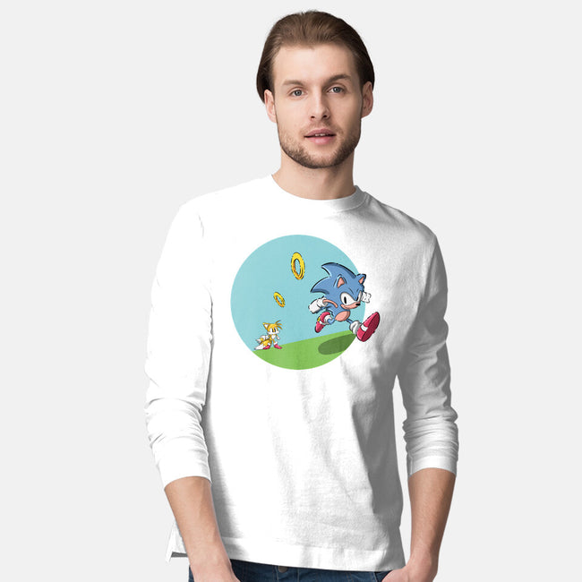 I Need To Run-Mens-Long Sleeved-Tee-nickzzarto