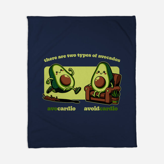 Avocado Tired Exercise-None-Fleece-Blanket-Studio Mootant