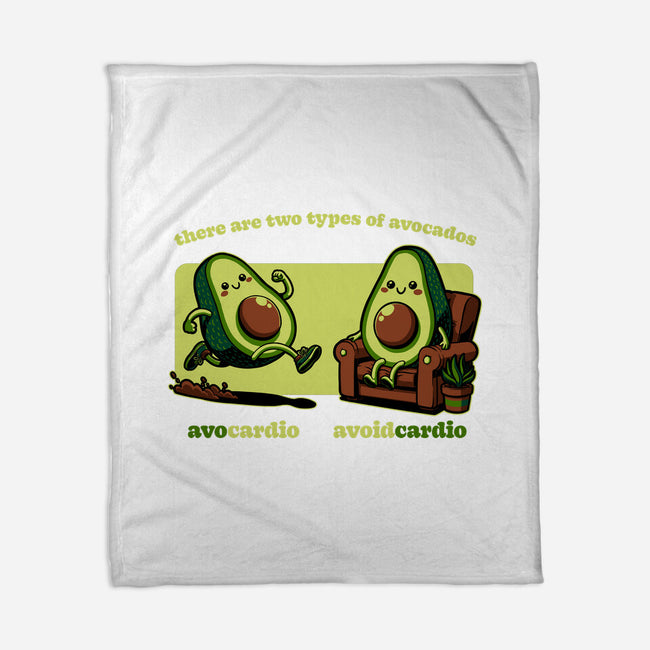 Avocado Tired Exercise-None-Fleece-Blanket-Studio Mootant