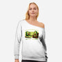 Avocado Tired Exercise-Womens-Off Shoulder-Sweatshirt-Studio Mootant