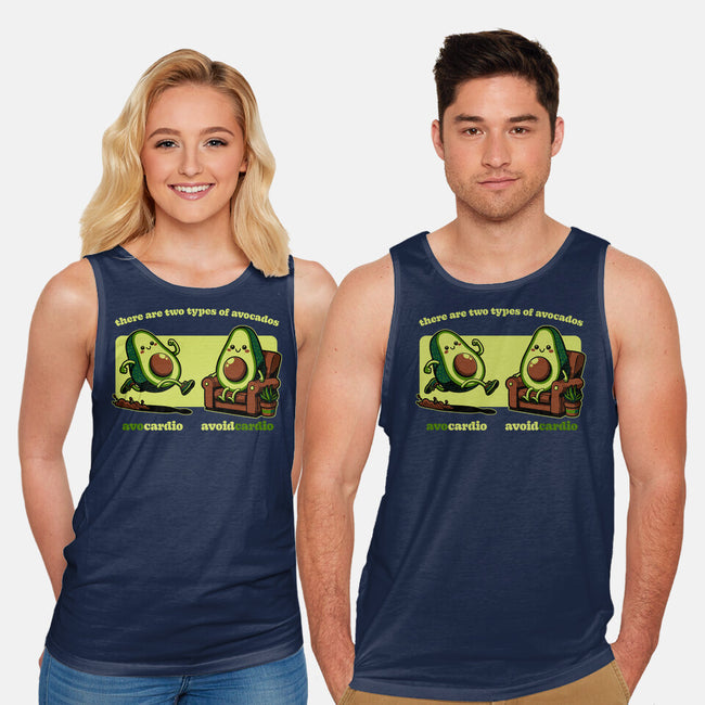 Avocado Tired Exercise-Unisex-Basic-Tank-Studio Mootant