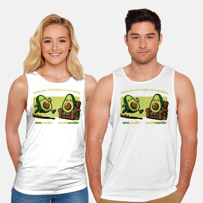 Avocado Tired Exercise-Unisex-Basic-Tank-Studio Mootant