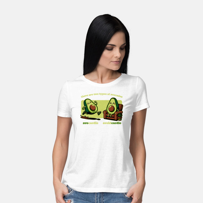 Avocado Tired Exercise-Womens-Basic-Tee-Studio Mootant