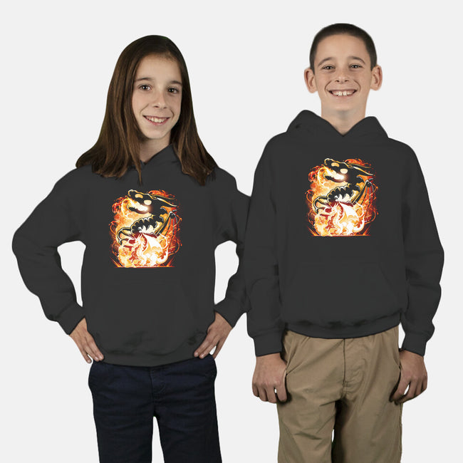 Skeleton Dragon-Youth-Pullover-Sweatshirt-Vallina84