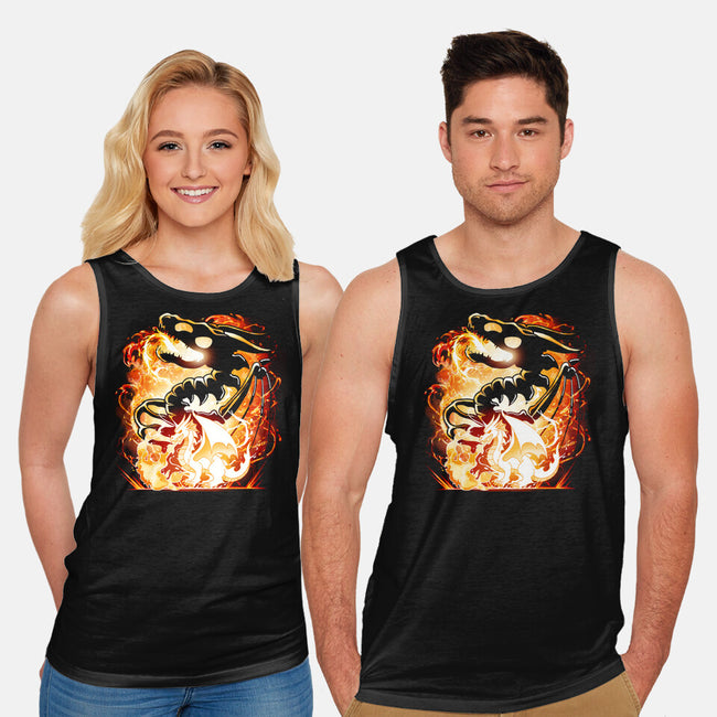 Skeleton Dragon-Unisex-Basic-Tank-Vallina84