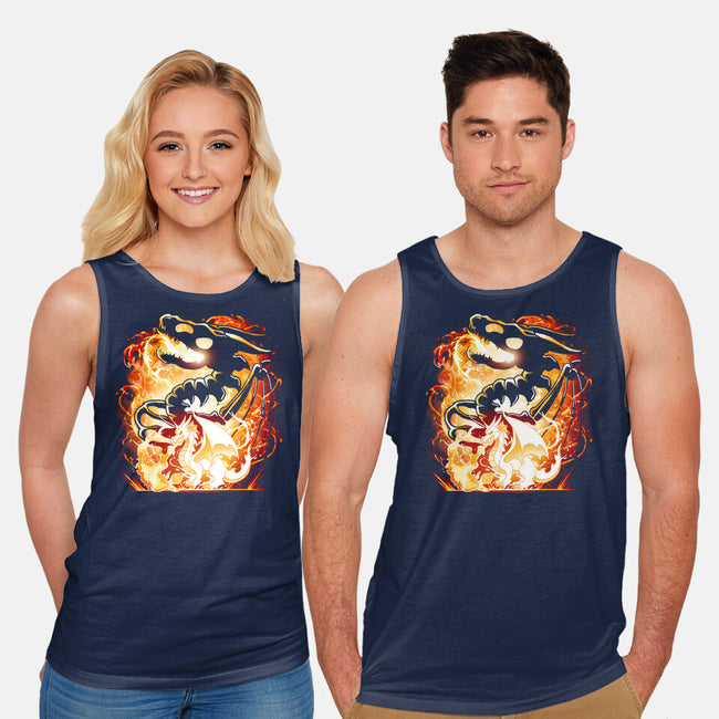 Skeleton Dragon-Unisex-Basic-Tank-Vallina84