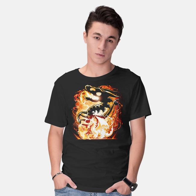 Skeleton Dragon-Mens-Basic-Tee-Vallina84