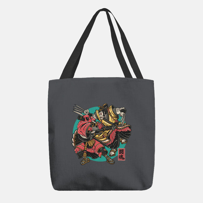 Fighting Spirit-None-Basic Tote-Bag-momma_gorilla