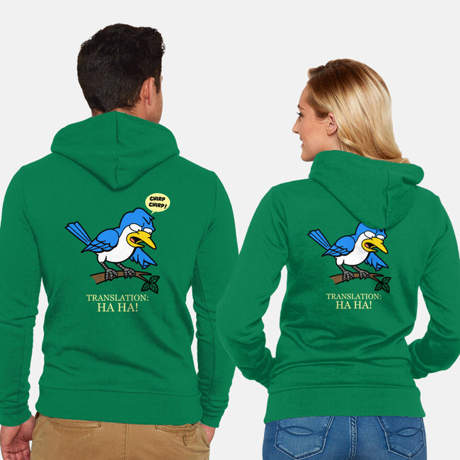 Springfield Mocking Bird-Unisex-Zip-Up-Sweatshirt-Boggs Nicolas