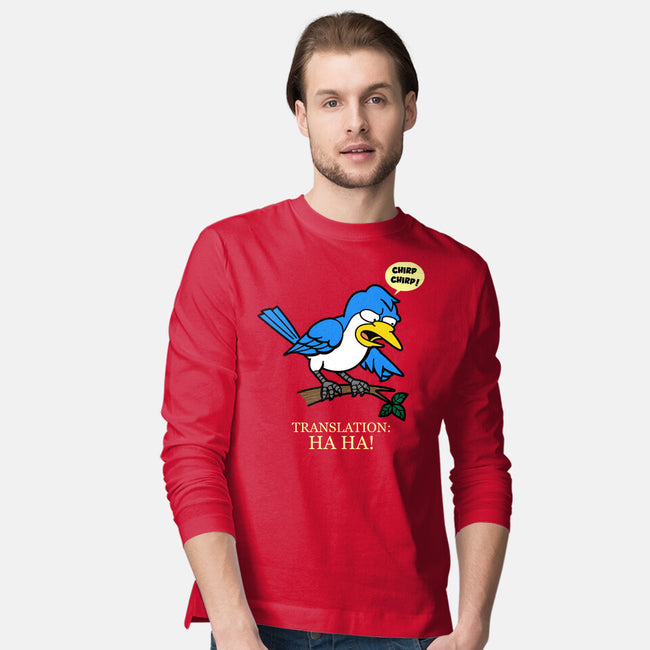 Springfield Mocking Bird-Mens-Long Sleeved-Tee-Boggs Nicolas