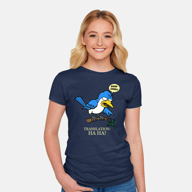 Springfield Mocking Bird-Womens-Fitted-Tee-Boggs Nicolas