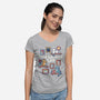 One More Cat-Womens-V-Neck-Tee-NemiMakeit