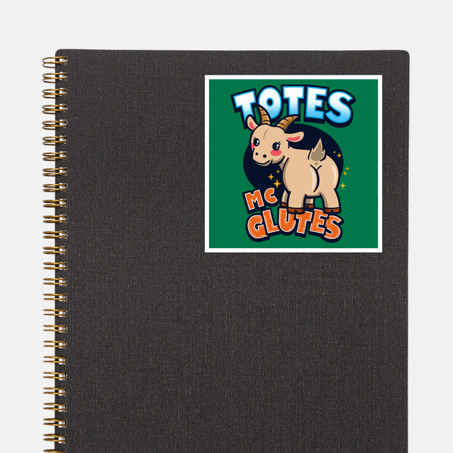 Totes McGlutes-None-Glossy-Sticker-Boggs Nicolas