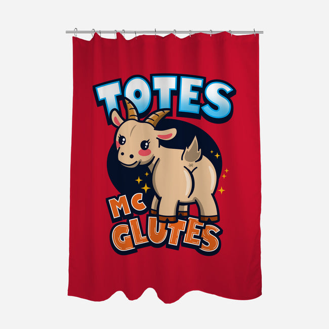 Totes McGlutes-None-Polyester-Shower Curtain-Boggs Nicolas