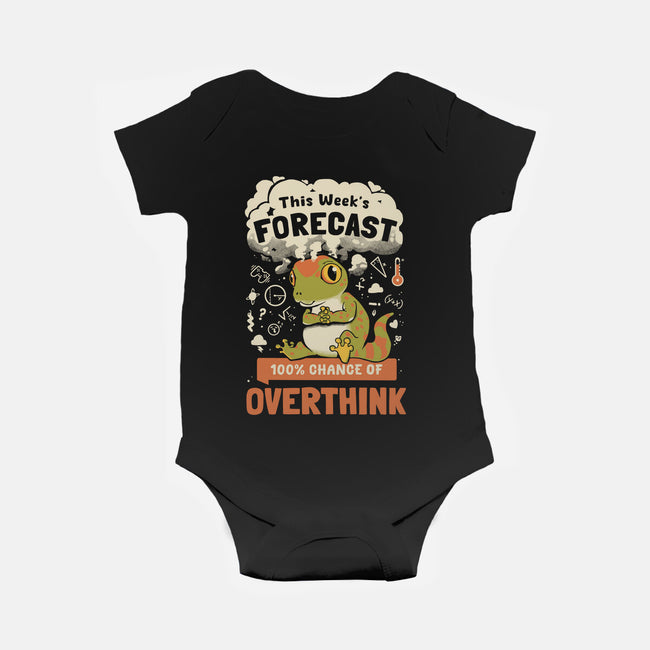 100% Chance Of Overthink-Baby-Basic-Onesie-Heyra Vieira