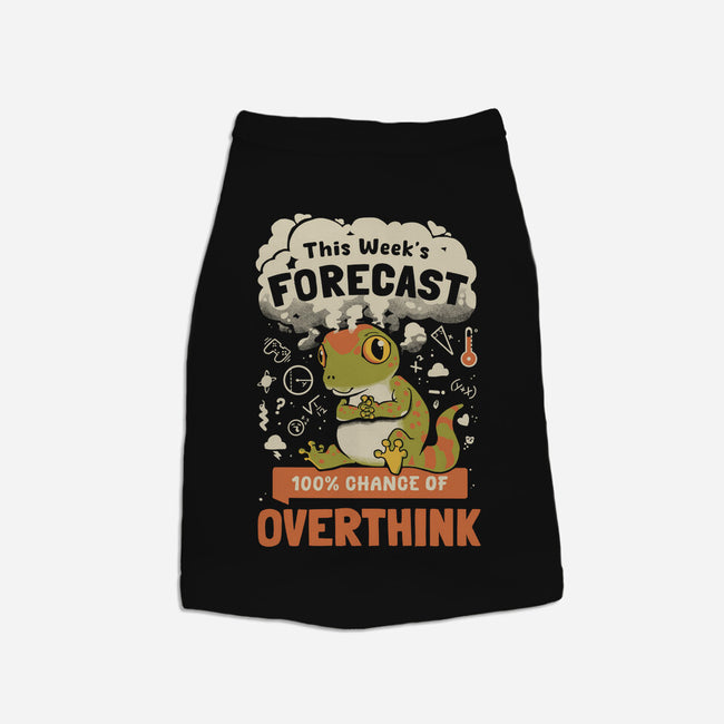 100% Chance Of Overthink-Cat-Basic-Pet Tank-Heyra Vieira