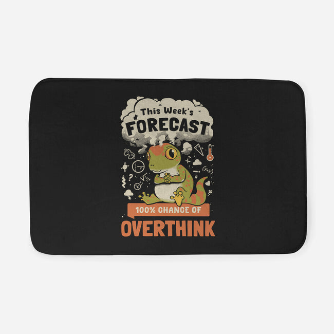 100% Chance Of Overthink-None-Memory Foam-Bath Mat-Heyra Vieira