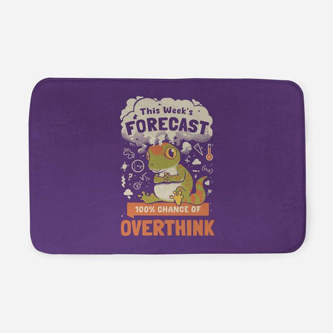 100% Chance Of Overthink-None-Memory Foam-Bath Mat-Heyra Vieira