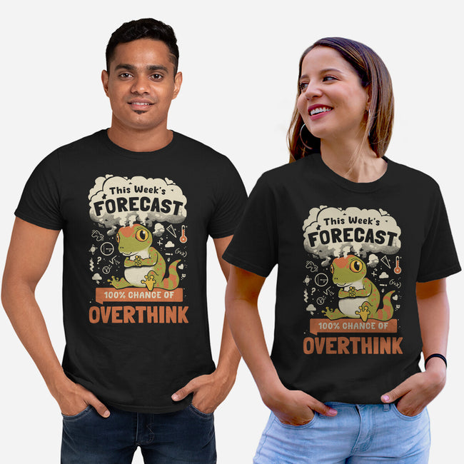 100% Chance Of Overthink-Unisex-Basic-Tee-Heyra Vieira