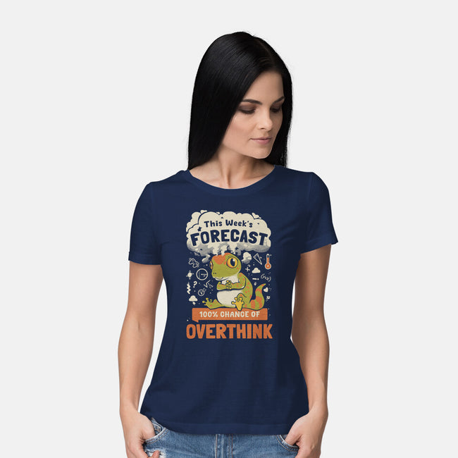 100% Chance Of Overthink-Womens-Basic-Tee-Heyra Vieira