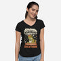 100% Chance Of Overthink-Womens-V-Neck-Tee-Heyra Vieira