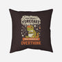 100% Chance Of Overthink-None-Removable Cover-Throw Pillow-Heyra Vieira