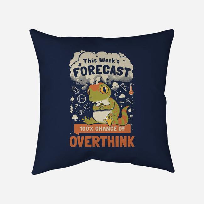 100% Chance Of Overthink-None-Removable Cover-Throw Pillow-Heyra Vieira