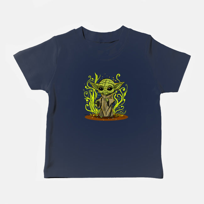 Grogu's Garden-Baby-Basic-Tee-kharmazero