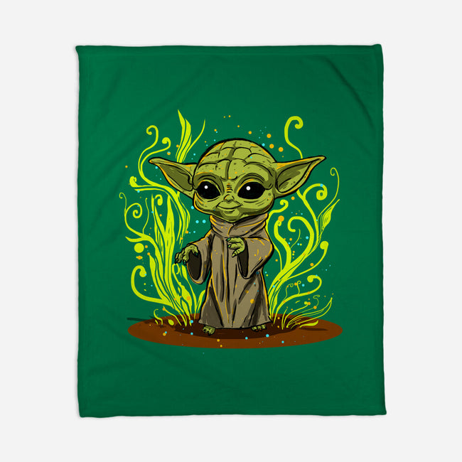 Grogu's Garden-None-Fleece-Blanket-kharmazero