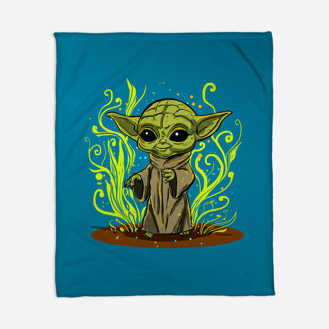 Grogu's Garden-None-Fleece-Blanket-kharmazero