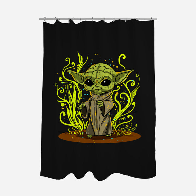 Grogu's Garden-None-Polyester-Shower Curtain-kharmazero