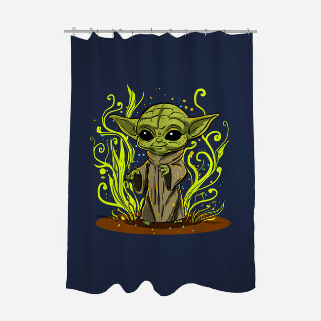 Grogu's Garden-None-Polyester-Shower Curtain-kharmazero