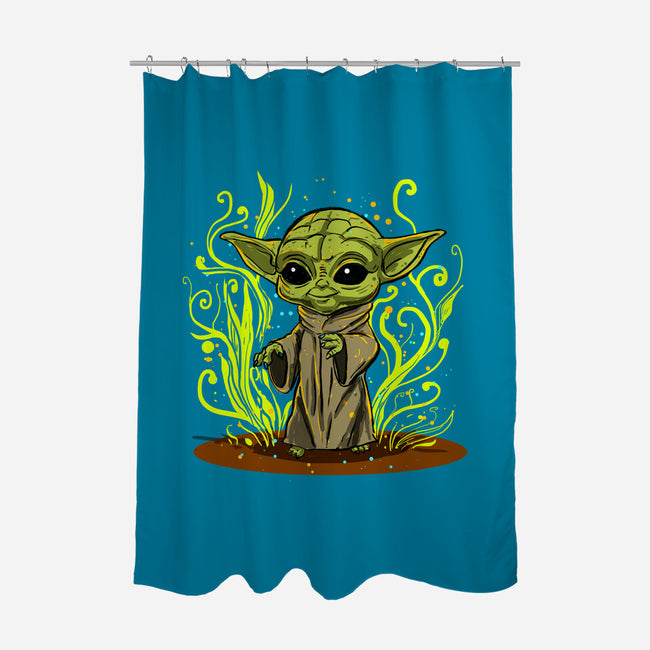 Grogu's Garden-None-Polyester-Shower Curtain-kharmazero