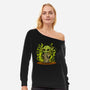 Grogu's Garden-Womens-Off Shoulder-Sweatshirt-kharmazero