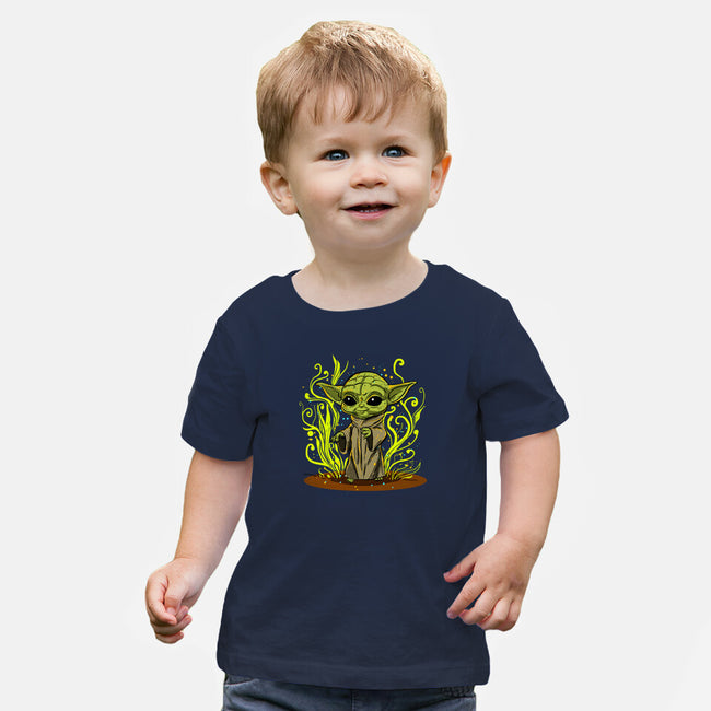 Grogu's Garden-Baby-Basic-Tee-kharmazero