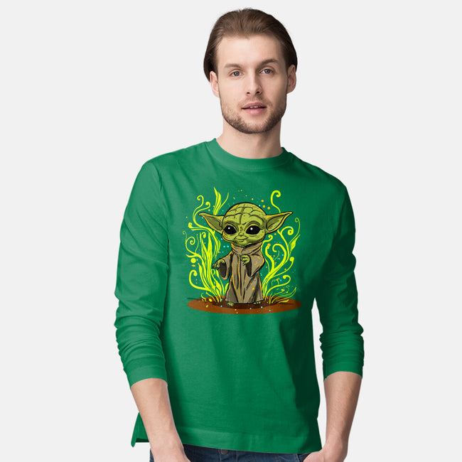 Grogu's Garden-Mens-Long Sleeved-Tee-kharmazero