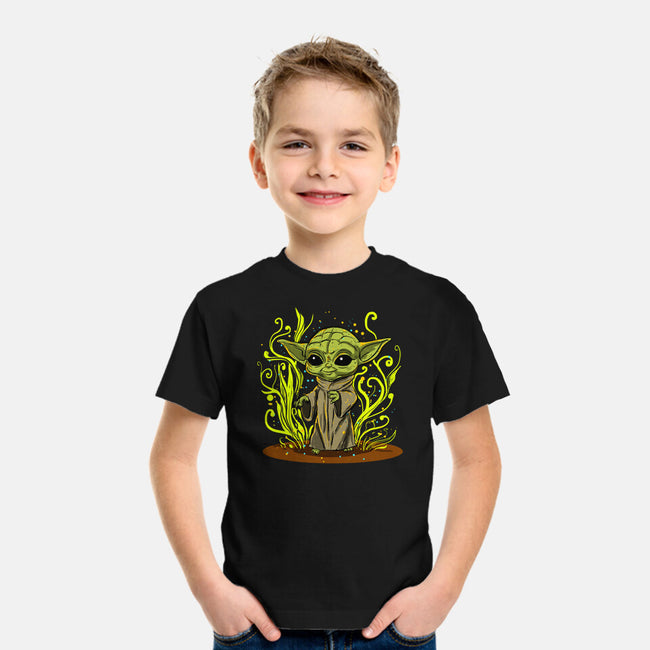 Grogu's Garden-Youth-Basic-Tee-kharmazero