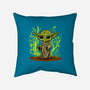 Grogu's Garden-None-Removable Cover-Throw Pillow-kharmazero