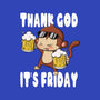 Friday Monkey-None-Glossy-Sticker-fanfabio