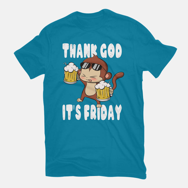 Friday Monkey-Womens-Fitted-Tee-fanfabio