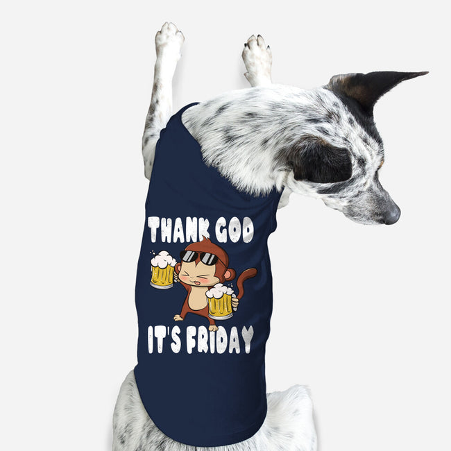 Friday Monkey-Dog-Basic-Pet Tank-fanfabio