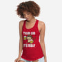 Friday Monkey-Womens-Racerback-Tank-fanfabio