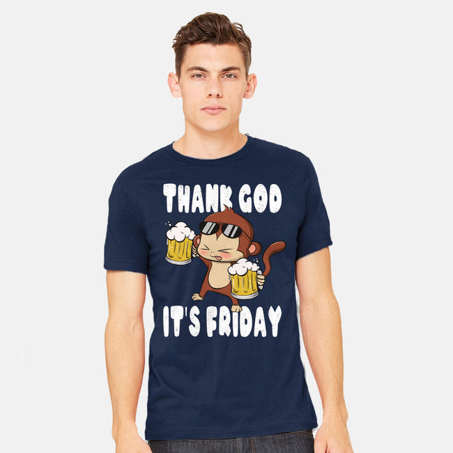 Friday Monkey-Mens-Heavyweight-Tee-fanfabio