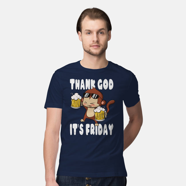 Friday Monkey-Mens-Premium-Tee-fanfabio