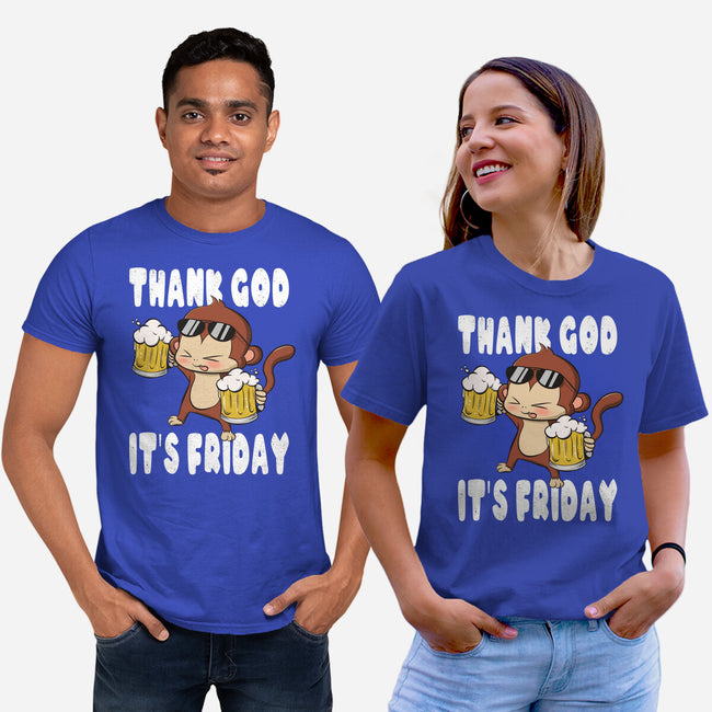 Friday Monkey-Unisex-Basic-Tee-fanfabio