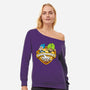 Saiyanmaniacs-Womens-Off Shoulder-Sweatshirt-Barbadifuoco