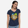 Saiyanmaniacs-Womens-V-Neck-Tee-Barbadifuoco