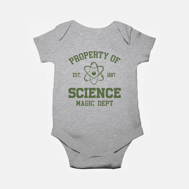 Property Of Science-Baby-Basic-Onesie-Melonseta