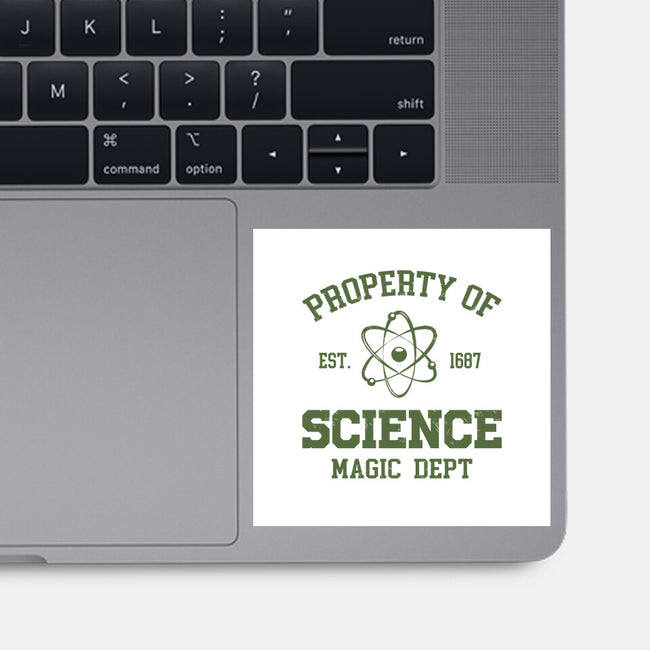 Property Of Science-None-Glossy-Sticker-Melonseta